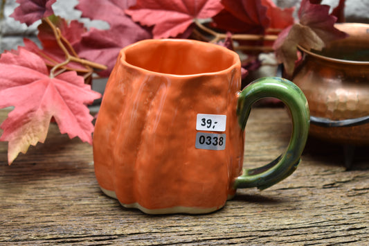 Pumpkin mug orange 1