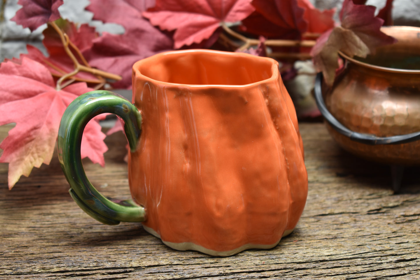 Pumpkin mug orange 1