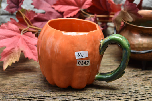 Pumpkin mug orange 2