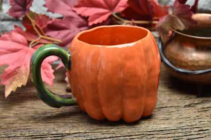 Pumpkin mug orange 2