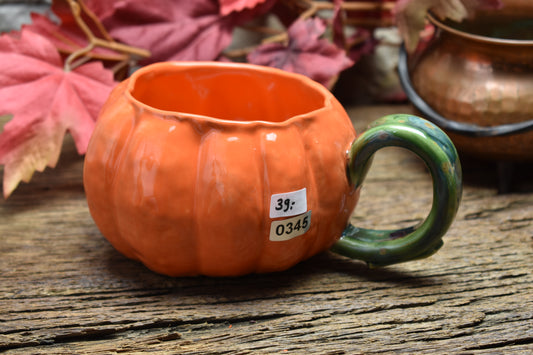 Pumpkin mug orange 3