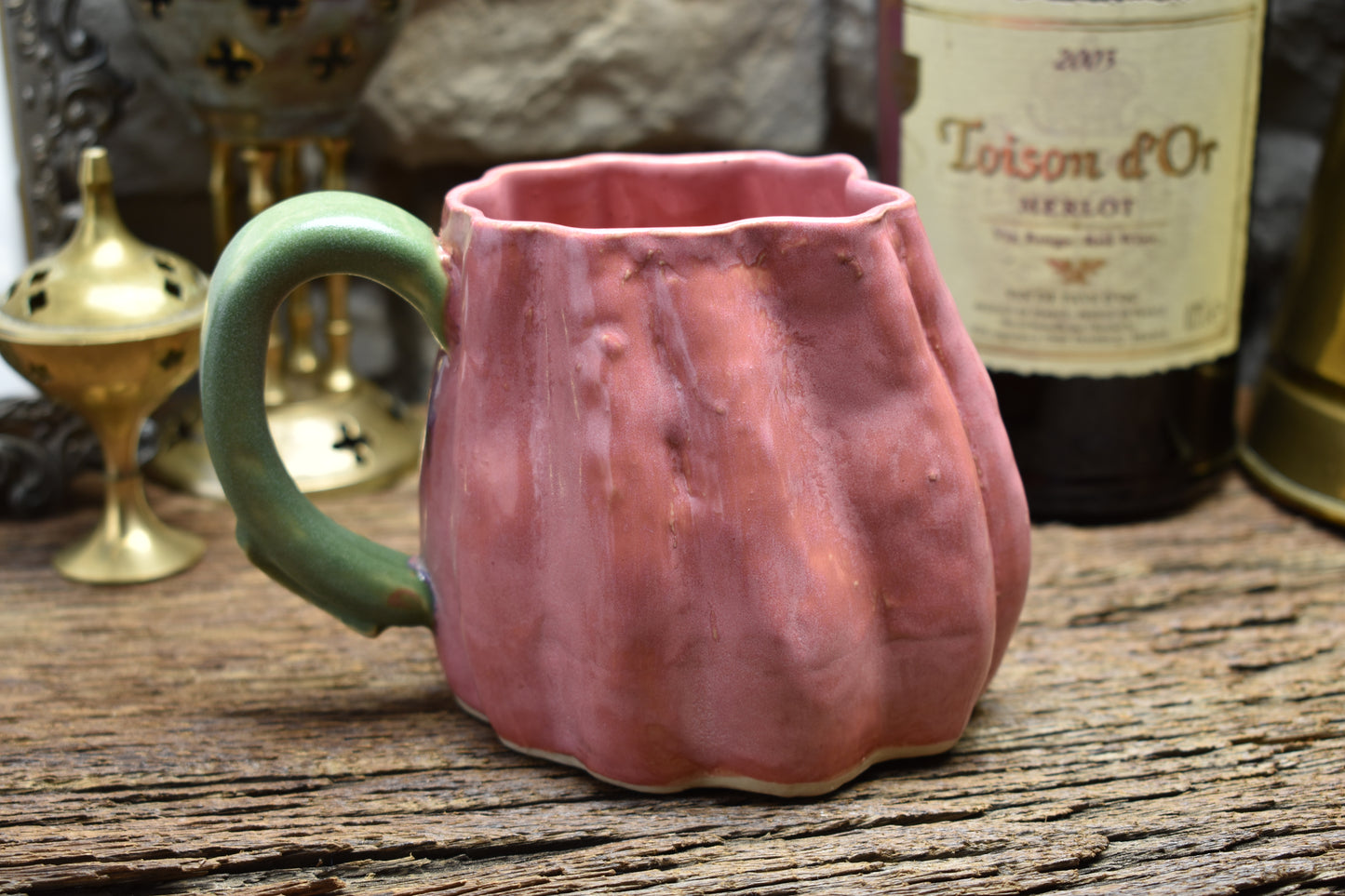 Pumpkin mug pink 2