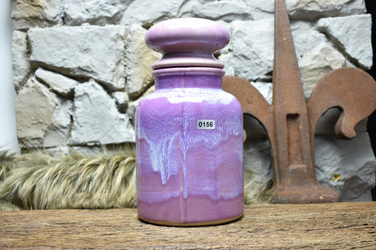Apothecary pot 24 cm - lilac effect glaze