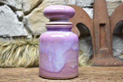 Apothecary pot 16 cm - lilac effect