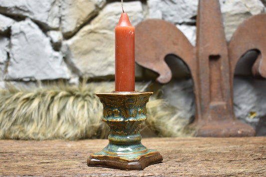 Handmade ceramic candle holder 7,5 cm