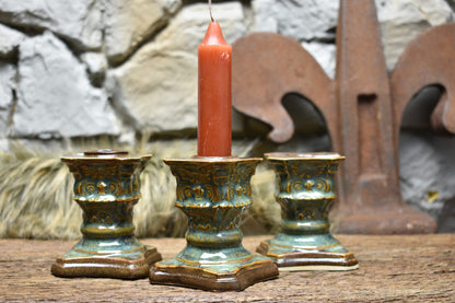Handmade ceramic candle holder 7,5 cm