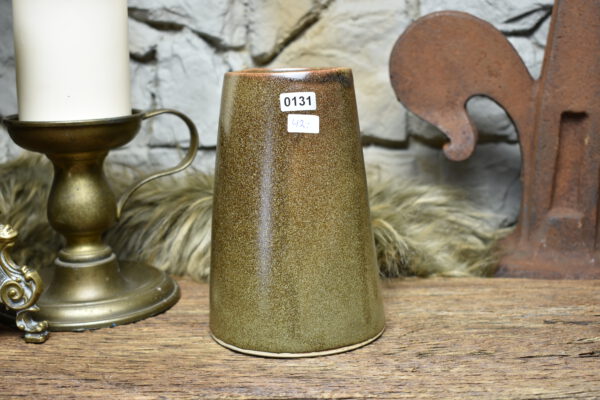 750ML Beer mug matt brown glaze 2 - Image 4