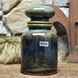 Apothecary pot 16 cm - blue brown effect